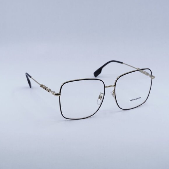 🕶️ New Burberry BE1378D 1326 Eyeglasses - Black/Gold Frame 57mm - Picture 3 of 10